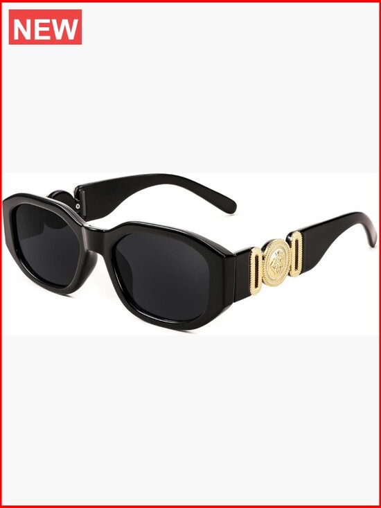 Retro Trendy Rectangle Sunglasses Small Narrow Square UV400 main image 4